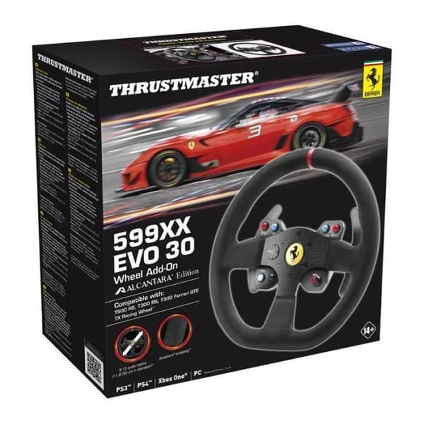 Thrustmaster Steering Wheel 599XX EVO 30 WHEEL ADD ON ALCANTARA - PC / PS4 / Xbox One