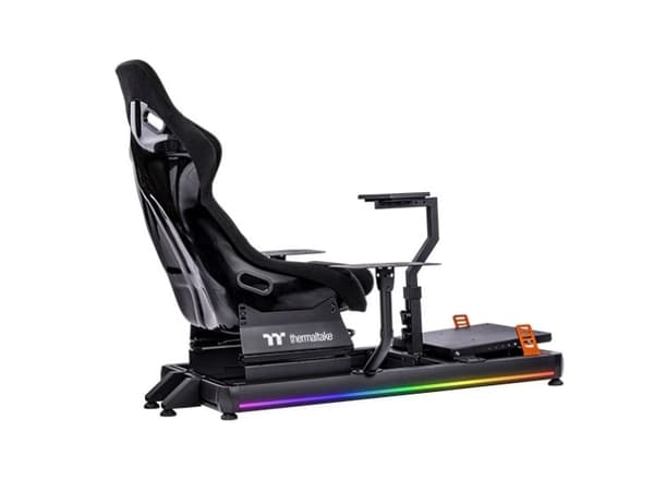 Thermaltake GSC-F50-CPASBB-01, Flight cockpit, Sort, Aluminium, 120 kg, 12°, 600 mm