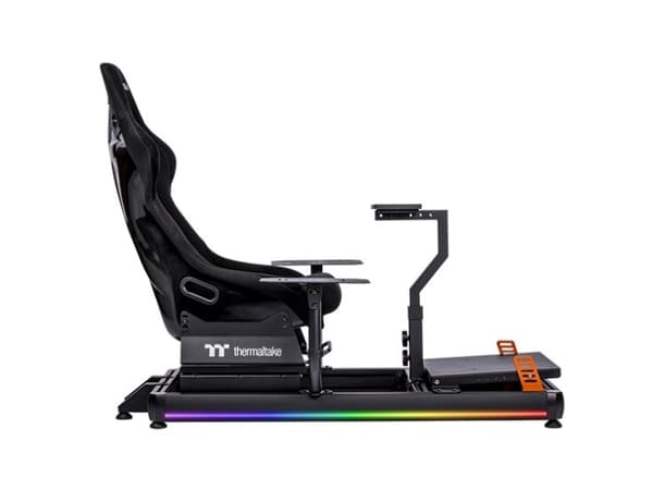 Thermaltake GSC-F50-CPASBB-01, Flight cockpit, Sort, Aluminium, 120 kg, 12°, 600 mm