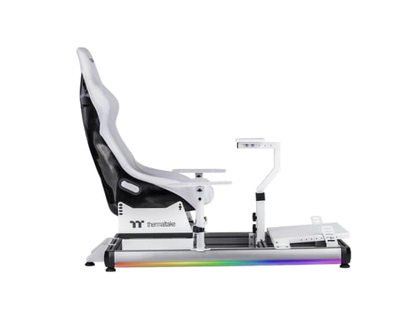 Thermaltake GSC-F50-CPASWH-01, Flight cockpit, Vit, Gjuten aluminium, 120 kg, 12°, 600 mm