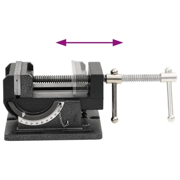 vidaXL Skruvstäd vinklat 110 mm