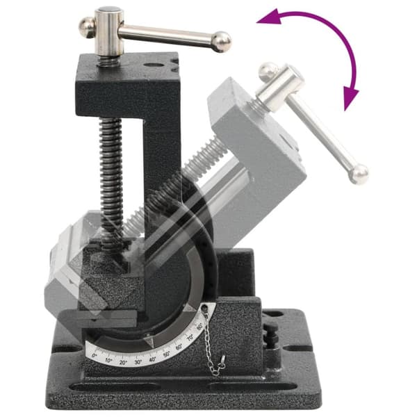 vidaXL Skruvstäd vinklat 110 mm