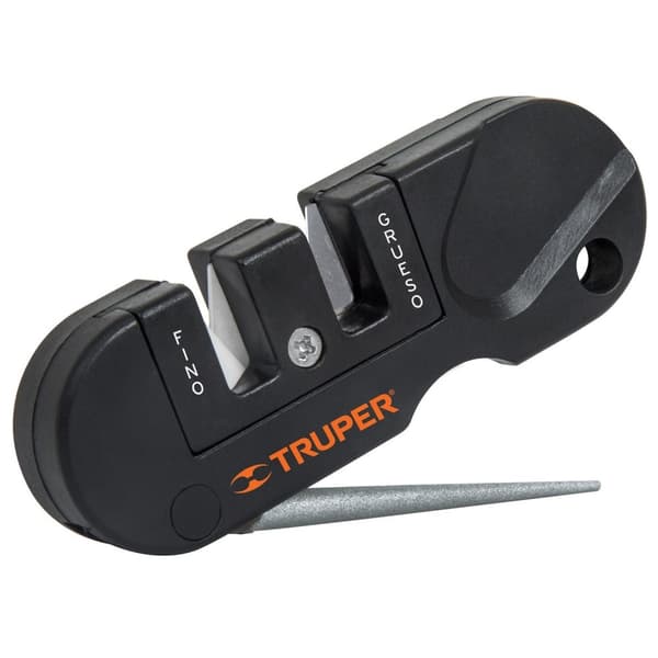 Set med 3 produkter. Mini knivsliper Truper®