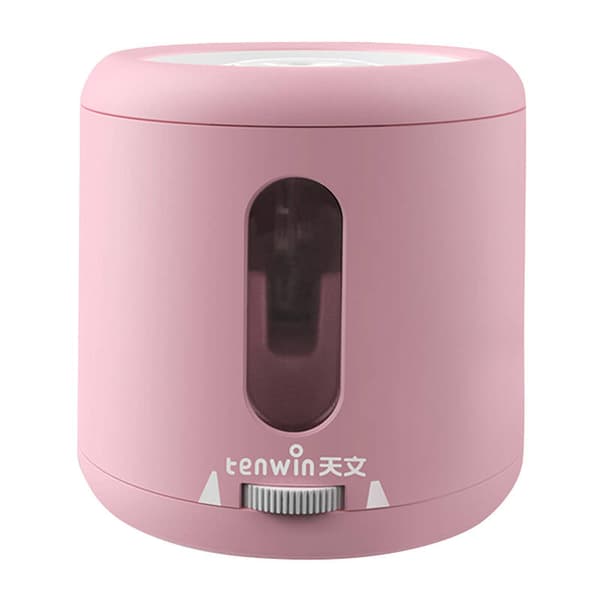 Tenwin 8035-4 batteri/USB elektrisk sliber med beholder (pink)