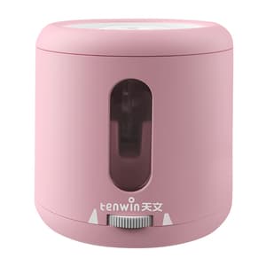 Tenwin 8035-4 batteri/USB elektrisk sliber med beholder (pink)