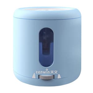 Tenwin 8035-3 batteri/USB elektrisk sliber med beholder (blå)