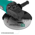 Miniatyrbild 3 av 7: VONROC Vinkelslipmaskin 2350W – 230mm – Med sidohandtag – 5800 varv/min – 3m gummikabel