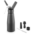 Miniatyrbild 1 av 2: N2O Kitchen Line vispgrädde sifon SET + 3 spetsar 0,5L - svart - HENDI 588420