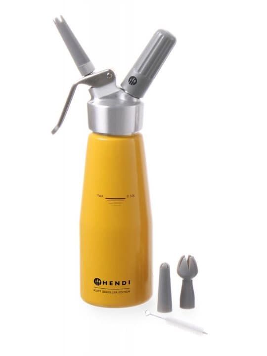 Vispgrädde sifon Kurt Scheller Gul 0,5 L - Hendi 975855