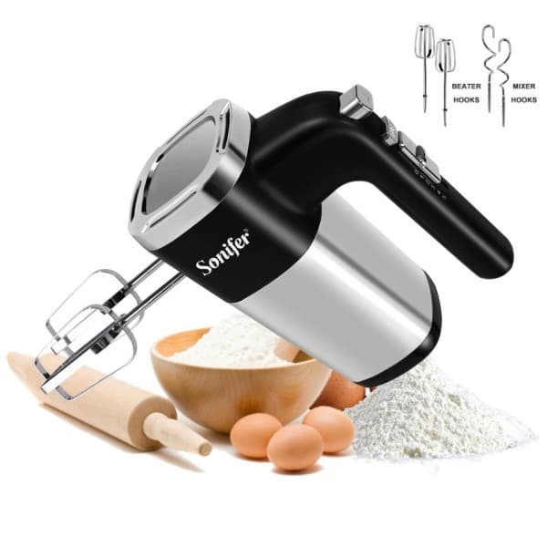 Mat mikser 500W elektrisk visp kjøkken hånd blender CDON