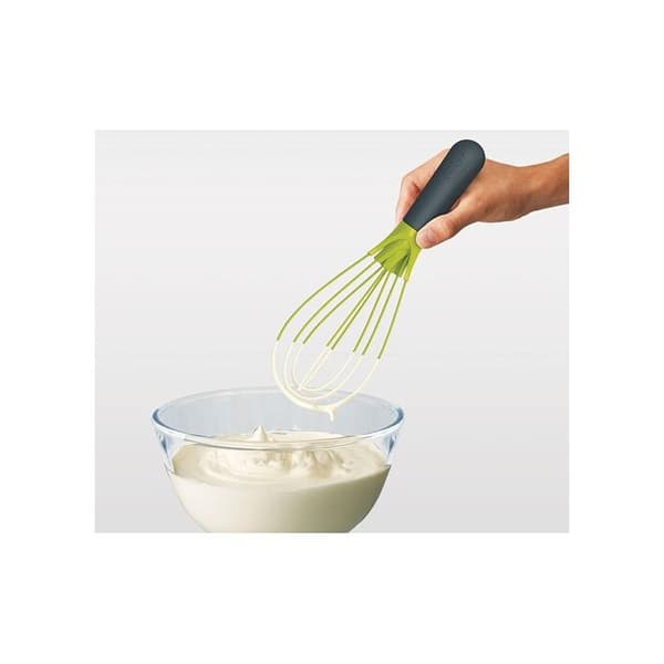 Fouet 2 i 1 - Joseph Joseph - Twist™ - Grön - Stål och silikon - Diskmaskinssäker