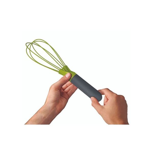 Fouet 2 i 1 - Joseph Joseph - Twist™ - Grön - Stål och silikon - Diskmaskinssäker