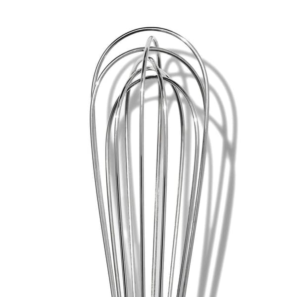 OXO-Visp 18cm med svart handtag, Bra grepp