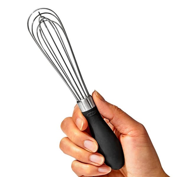 OXO-Visp 18cm med svart handtag, Bra grepp