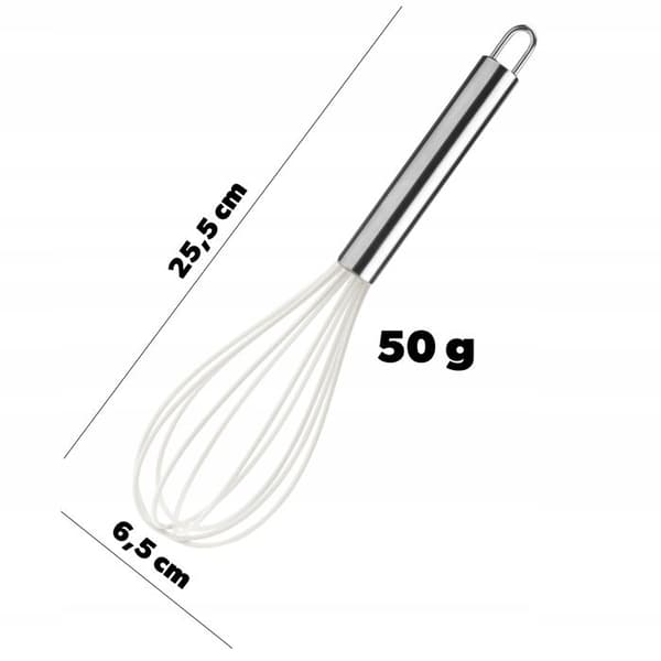 Fouet Manuel - KADAX - 25,5 cm - Silikon och Rostfritt Stål - Ergonomisk - Hållbar