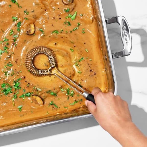 Magisk sked - OXO - 30,5 cm - Rostfritt stål - Santoprenhandtag - Flexibelt huvud