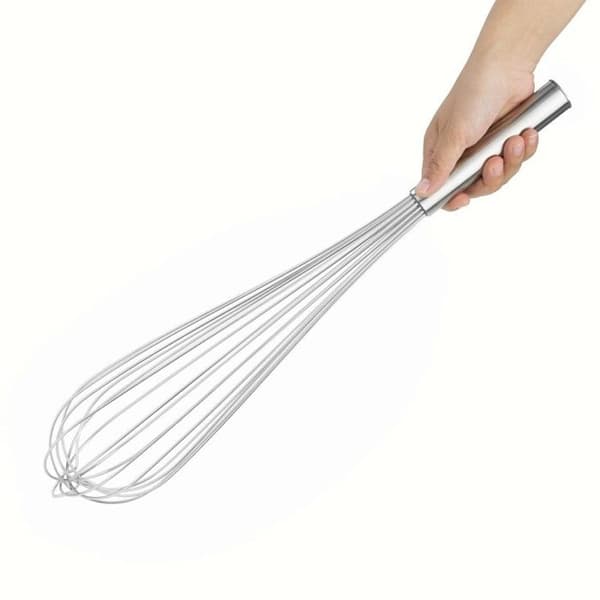 Professionell Tung Visp - Vogue - 500 mm - Rostfritt Stål - 8 Trådar - Genomskinligt Handtag
