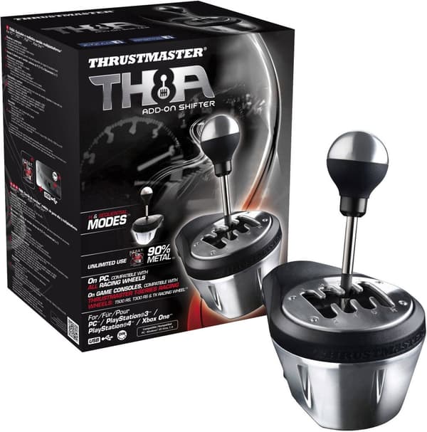 Thrustmaster TH8A Add-On Gearbox Shifter (PC/PS3/PS4/XONE) - Playstation 4