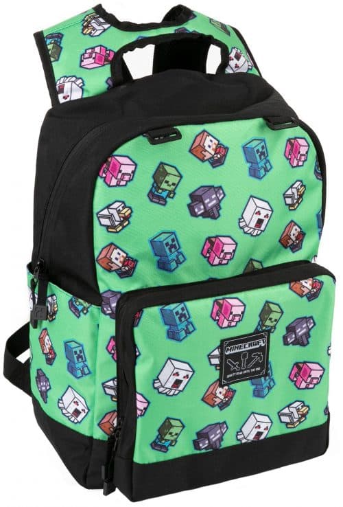 Jinx Minecraft Mini Mobs Cluster Backpack Green 17 - Merchandise