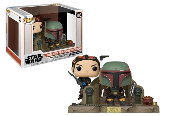 Funko POP! Star Wars: Mandalorian - Boba Fett And Fennec On Throne - Merchandise