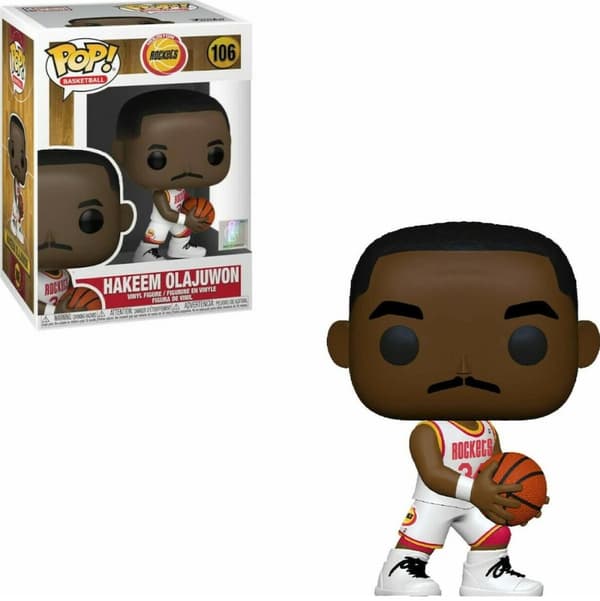 Funko POP! NBA - Hakeem Olajuwon (Rockets Home) (Kantstött) - Merchandise