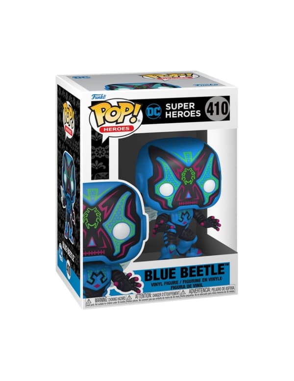Funko POP! DC: Dia De Los - Blue Beetle (Kantstött) - Merchandise