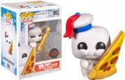 Funko POP! Ghostbusters: Afterlife - Mini Puft With Pizza (Kantstött Box) - Merchandise