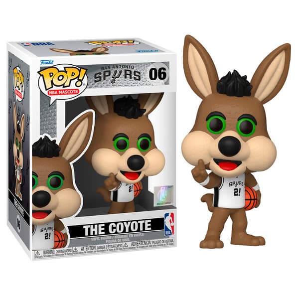 Funko POP! NBA Mascots: San Antonio - The Coyote (Kantstött) - Merchandise