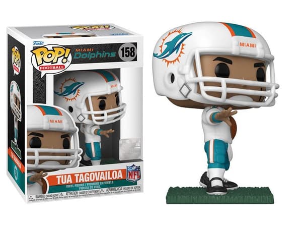 Funko POP! Miami Dolphins - Tua Tagovailoa (Kantstött) - Merchandise