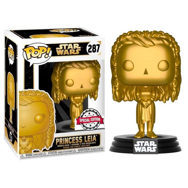 Funko Pop! Star Wars - Golden Princess Leia (Kantstött) - Merchandise