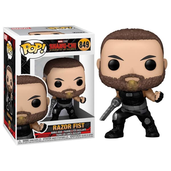 Funko POP! Marvel: Shang-Shi - Razor Fist (Skadad box) - Merchandise