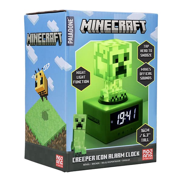 Creeper Icon Alarm Clock - Merchandise
