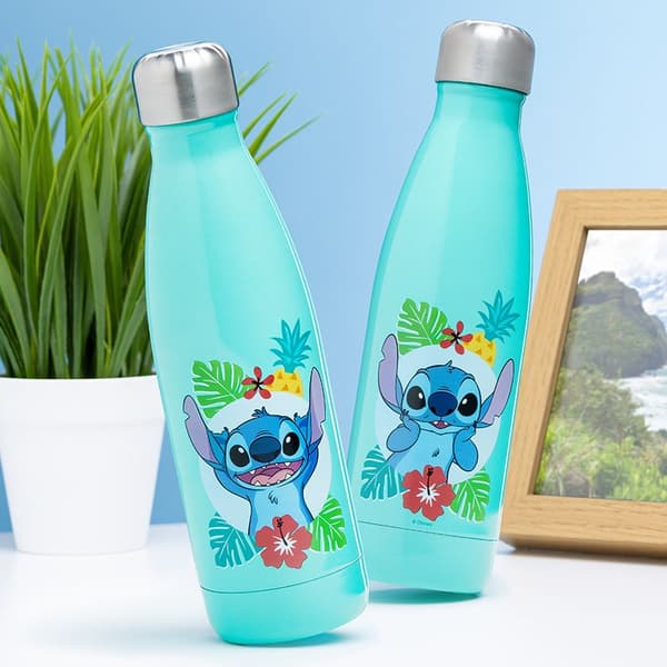 Stitch Metal Water Bottle - Merchandise