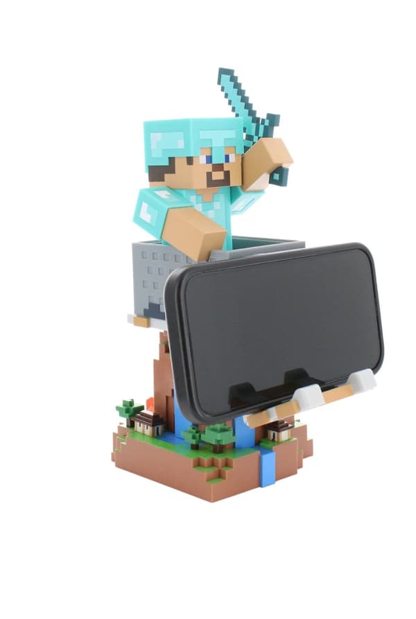 Cable Guys - Minecraft: Steve In Diamond Armour R.E.S.T - Merchandise