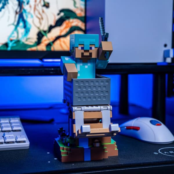 Cable Guys - Minecraft: Steve In Diamond Armour R.E.S.T - Merchandise