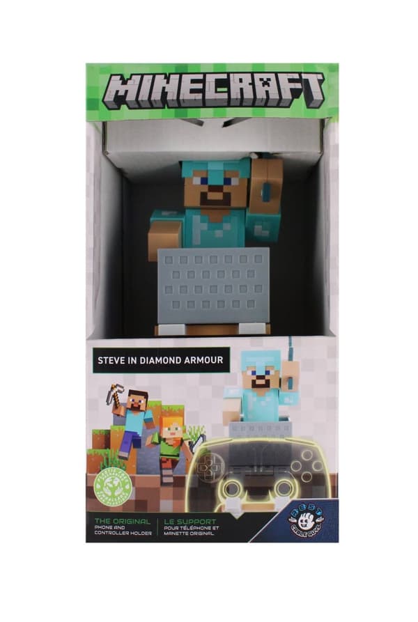 Cable Guys - Minecraft: Steve In Diamond Armour R.E.S.T - Merchandise