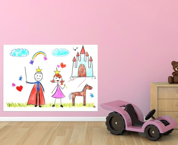 Självhäftande whiteboard 200x45cm
