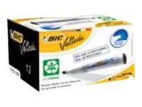 BIC VELLEDA 1751 - Markør - ikke-permanent - for whiteboard - blå - alkoholbasert blekk - 3.7-5.5 mm (en pakke 12)