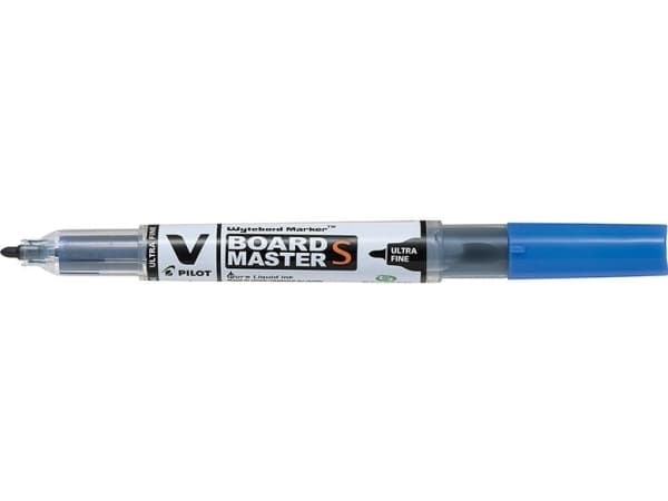 Whiteboardmarker, Pilot V-Board Master, ultra fin, blå