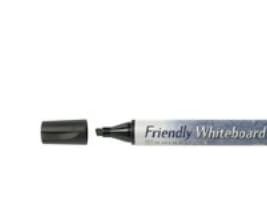 Ballograf Friendly - Markør - ikke-permanent - for whiteboard - svart - alkoholbasert blekk - medium