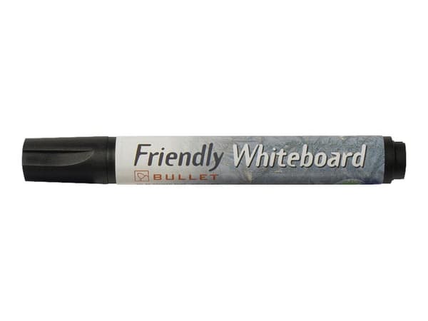 Ballograf Friendly - Markør - ikke-permanent - for whiteboard - svart - alkoholbasert blekk - medium