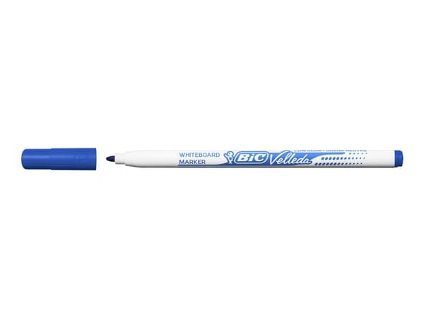 Whiteboardmarkers BIC Velleda 1721 - svart, röd, blå, grön - alkoholbaserat bläck - 1,5 mm - fin (ask med 4 st)