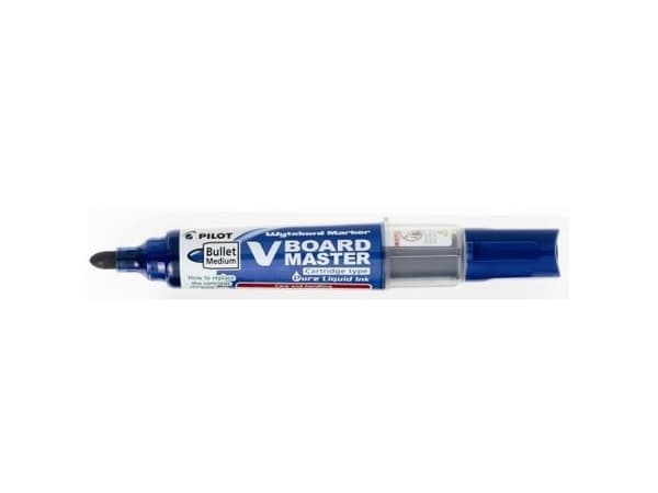 Whiteboardmarker Pilot V-Board Master, rund, blå