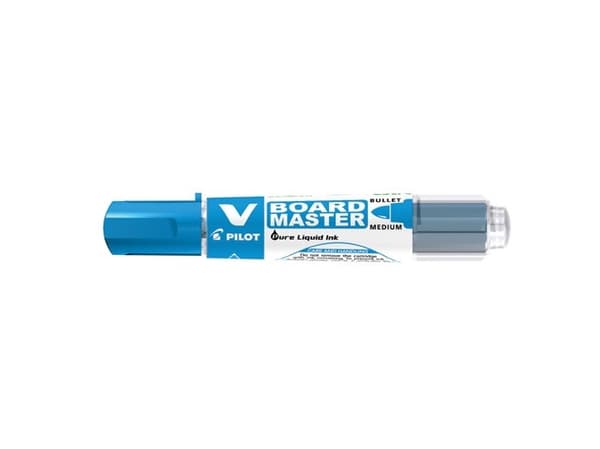 Whiteboardmarker Pilot V-Board Master, rund, blå