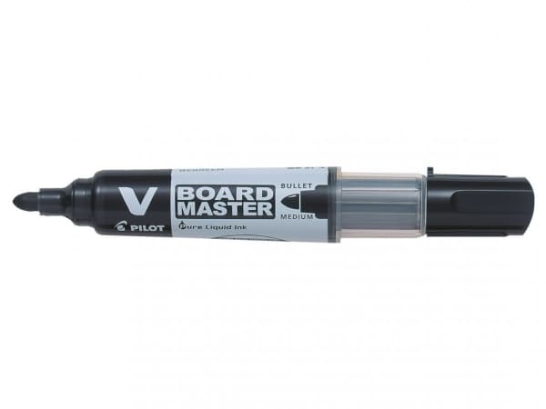 Whiteboardmarker Pilot Begreen rund spids sort