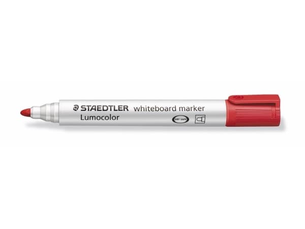 Staedtler 351-2, 1 kpl, Punainen, Valkoinen, Polypropeeni (PP), 2 mm