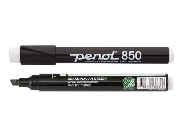 Whiteboardmarker Penol 850 sort 2-5mm (stk.)
