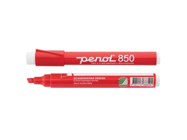 Whiteboardmarker Penol 850 rød 2-5mm (stk.)