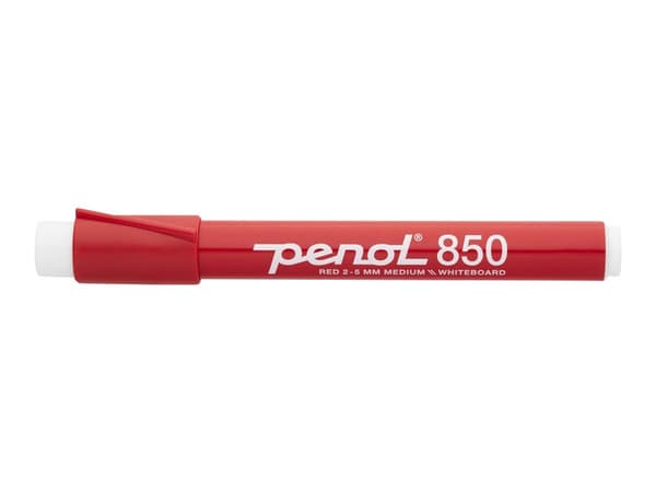 Whiteboardmarker Penol 850 rød 2-5mm (stk.)