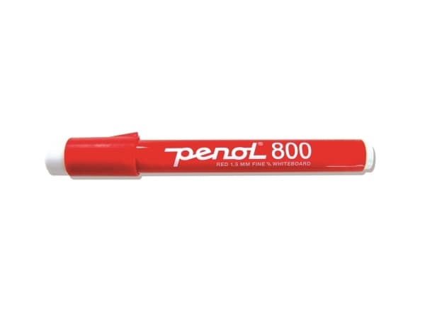 Whiteboardmarker Penol 800 rød 1,5mm (stk.)
